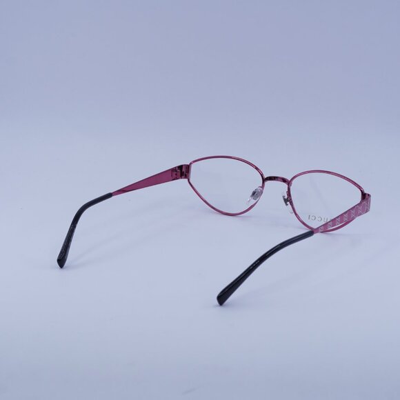 Gucci GG1853O 003 Eyeglasses Fuchsia with GG Pattern 54mm Cat Eye Frame - Picture 8 of 9